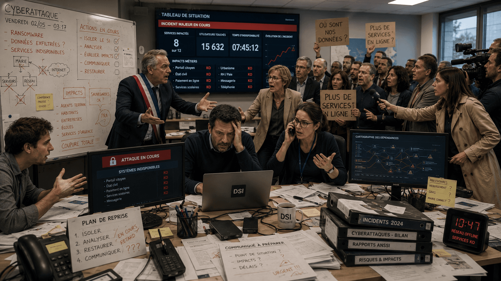 Cyberattaques dans les collectivités territoriales : ce qu'on a appris depuis 2024